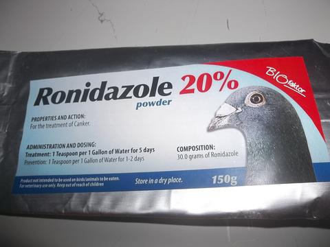 Ronidazole 20% Powder Ronidazole 20% powder (150 grams)